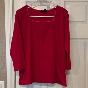 Jason Maxwell Women's Vibrant Red Blouse